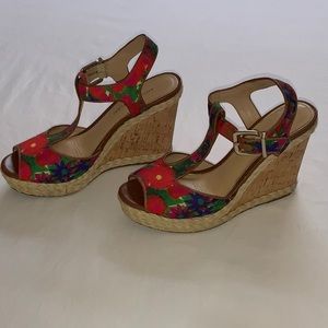 Antonio Melani 9.5M Floral Wedges